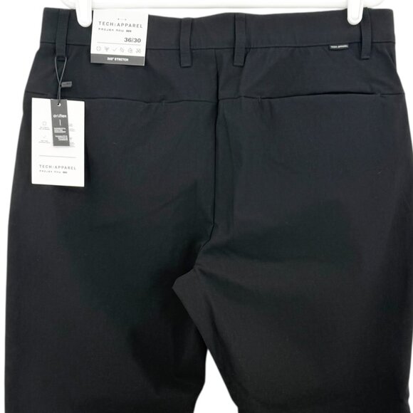 Projek Raw Mens Breathable dri:flex 360 Nylon Stretch Black Tech Pants 36x30 NWT - Picture 4 of 10